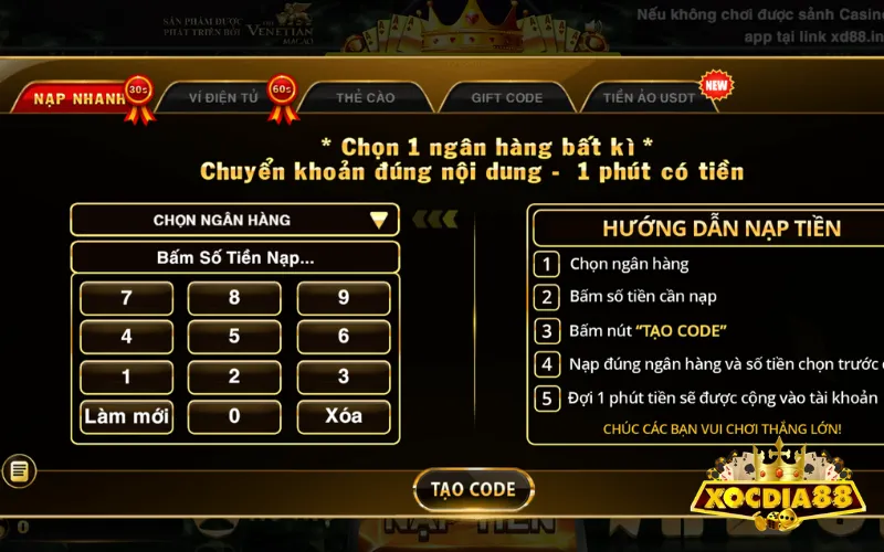 Câu hỏi phổ biến trong quá trình thực hiện giao dịch tại XOCDIA88